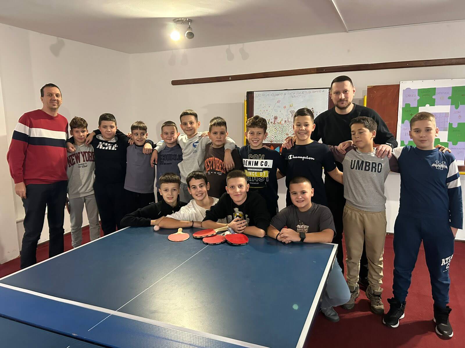 У протекле четири седмице одржан је први дио школског турнира у стоном тенису